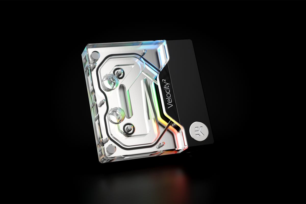 EK-Quantum Velocity² D-RGB - 1700 Nickel + Plex...