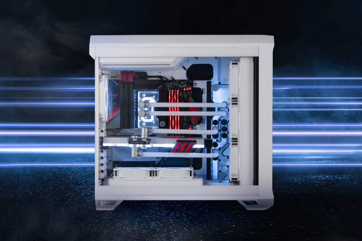 EK-Quantum Velocity² D-RGB - AM5 Nickel + Plexi