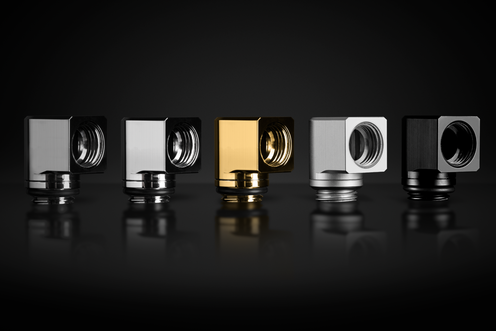 Micro rotary 90-degree adapters for SFF builds