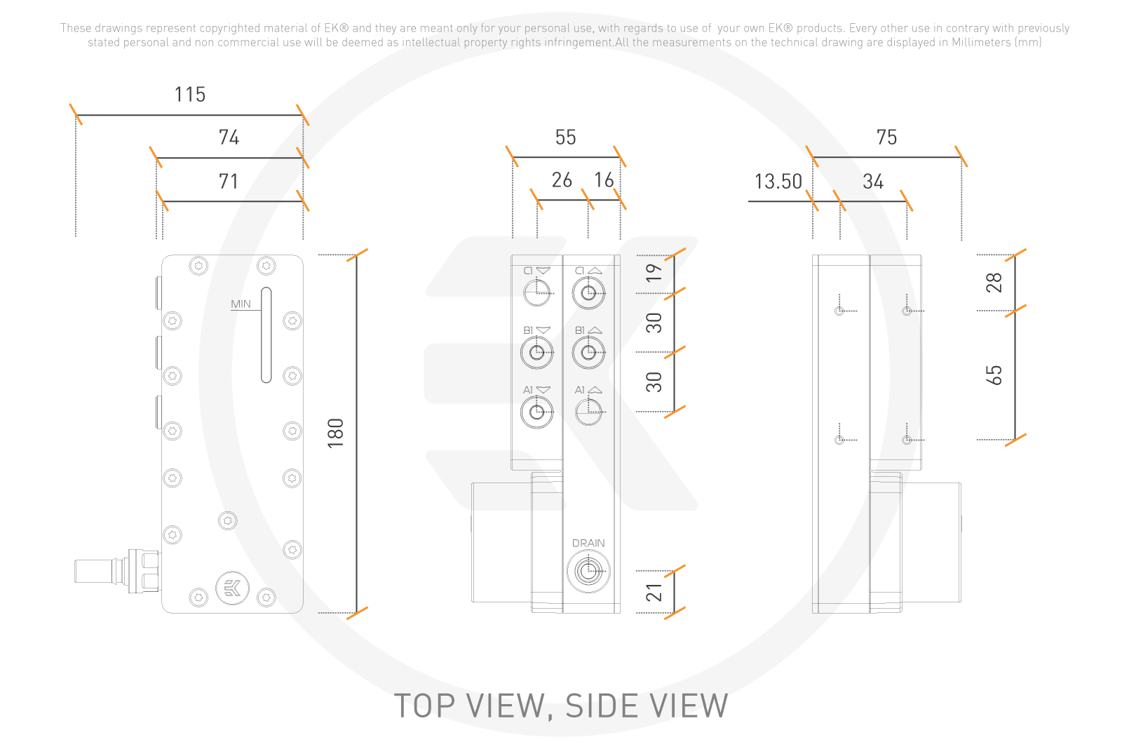 EK Pro pump reservoir manifold combo unit X6 D5