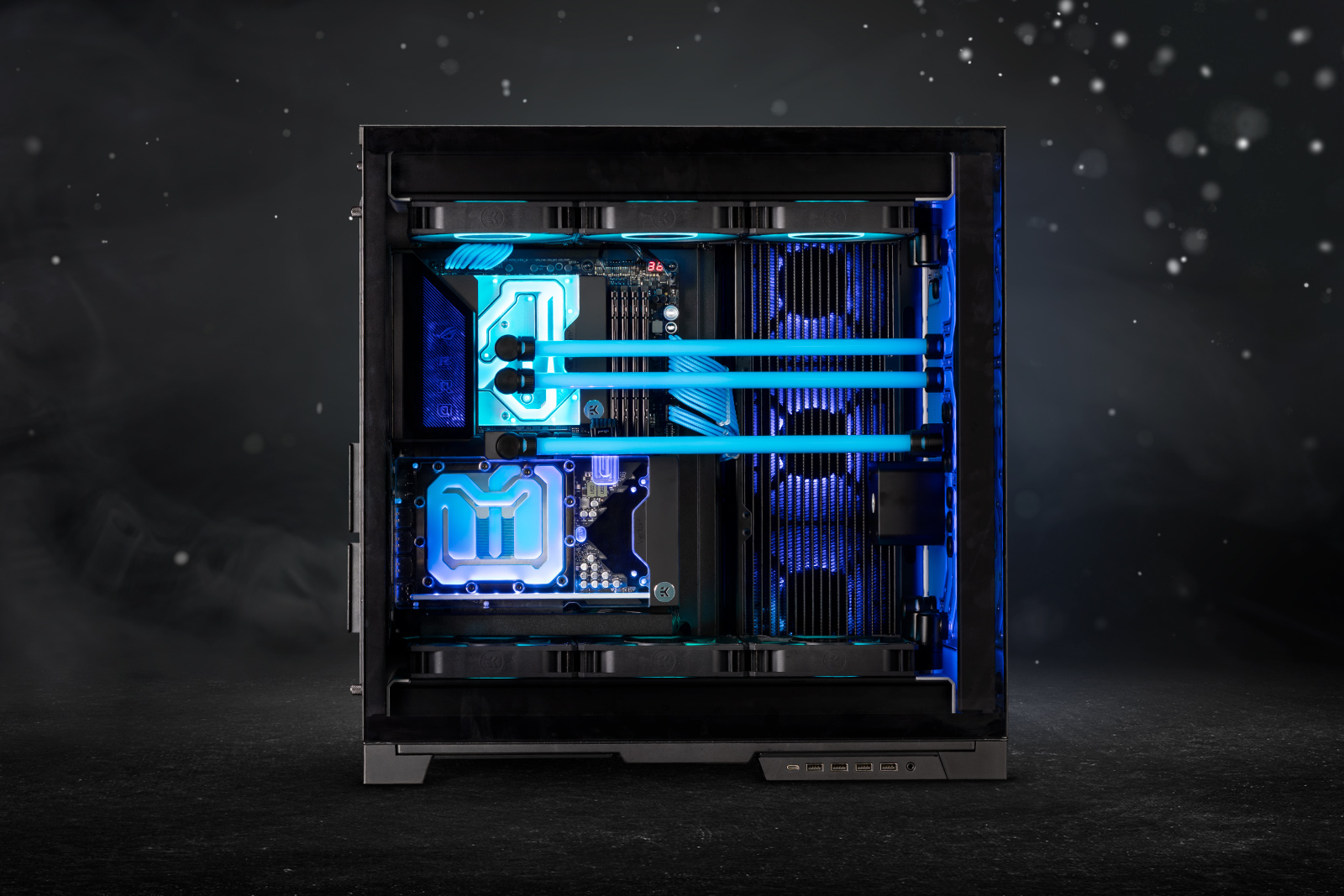 Lian Li O11D EVO XL distro plate EK Quantum Reflection² Lian Li O11D EVO XL distro plate EK Quantum Reflection²