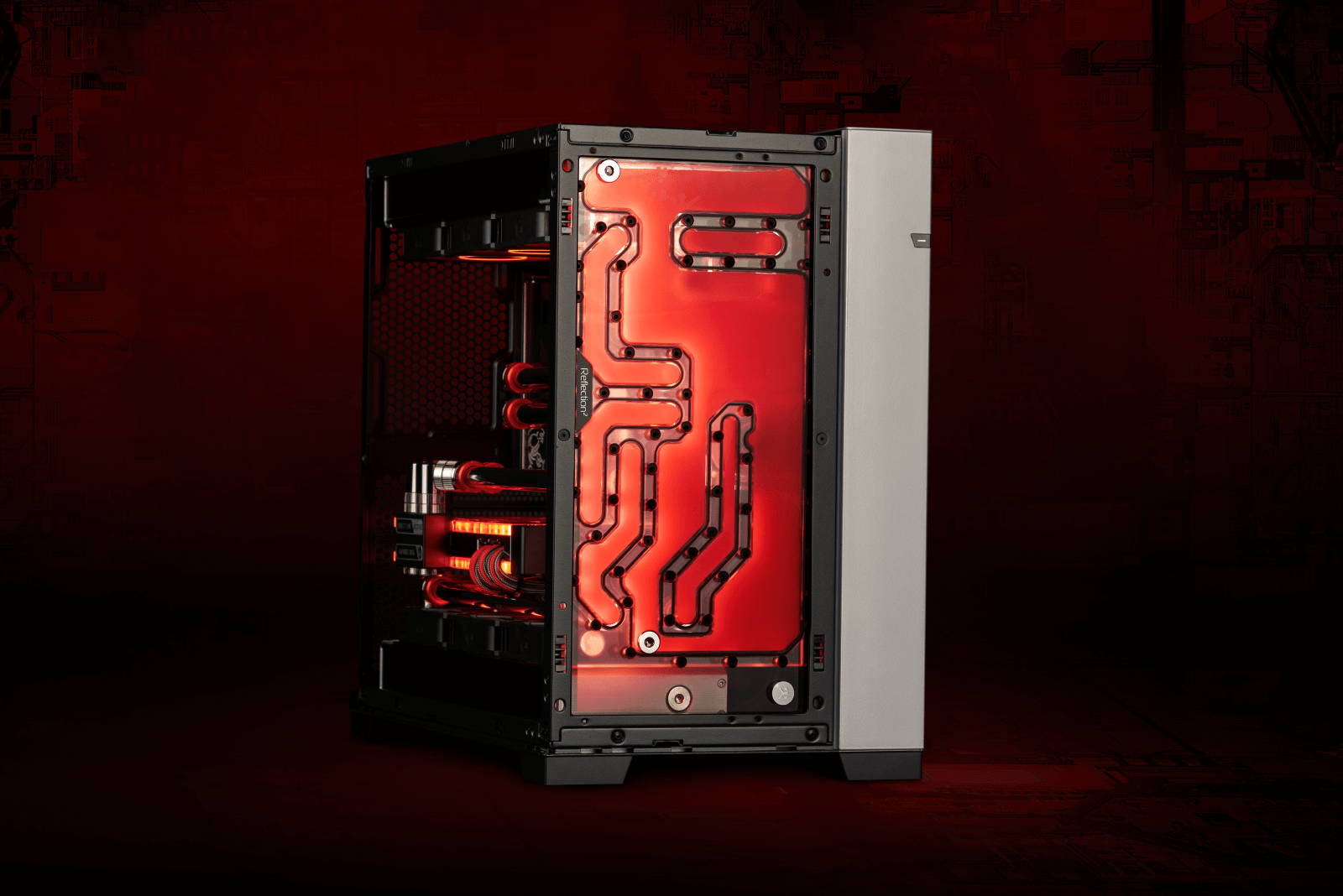 Lian Li O11D EVO distro plate EK Quantum Reflection²