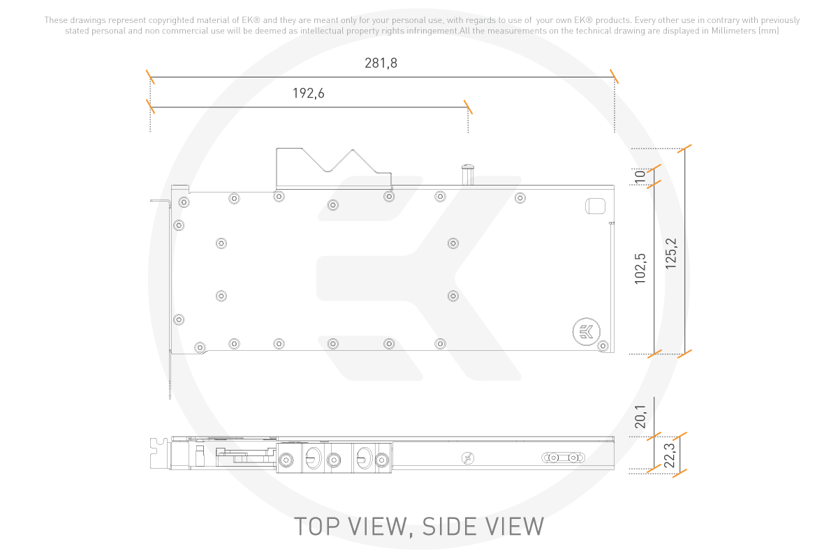 EK-Pro RTX A5500 GPU water block nickel and inox 